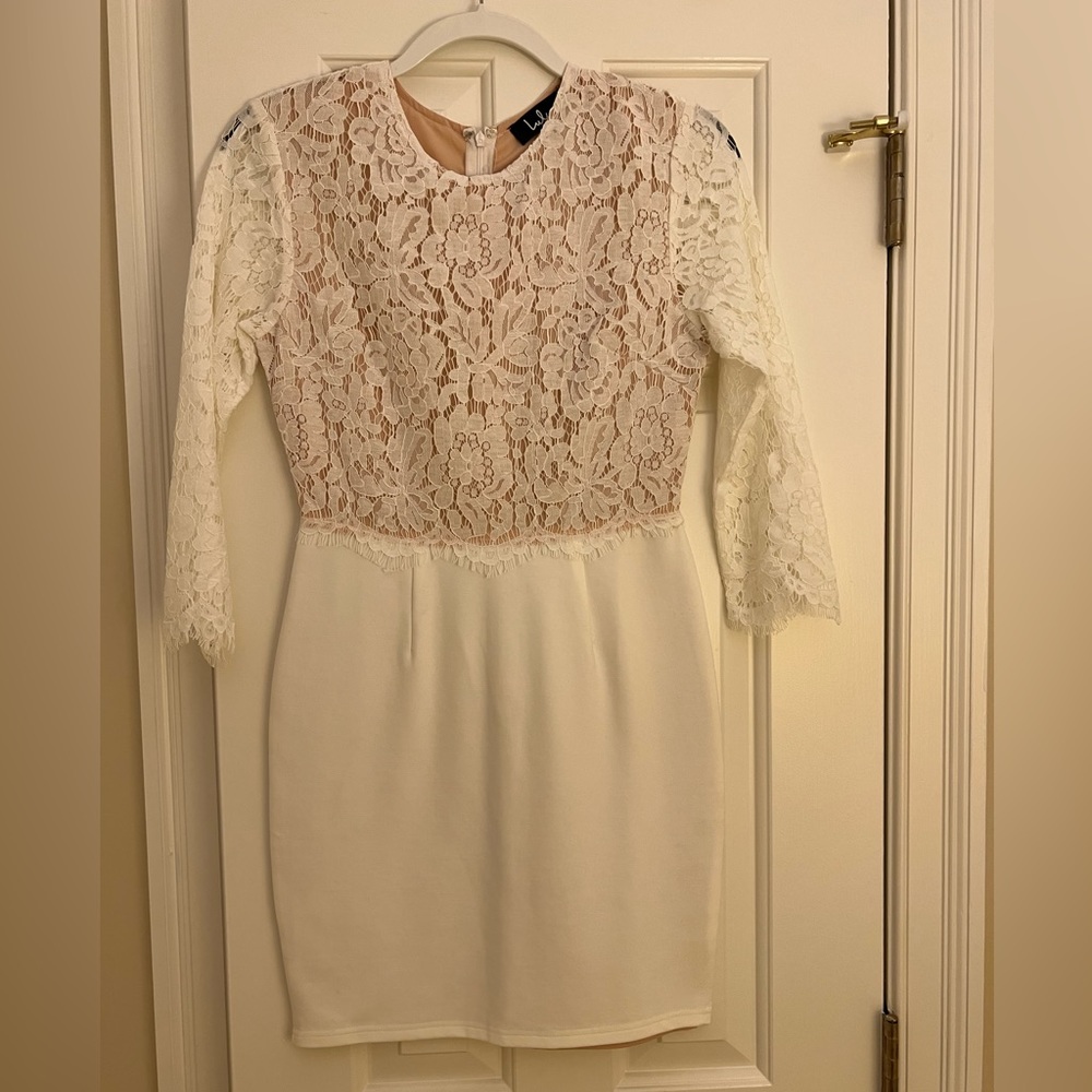 Lulus white mini dress